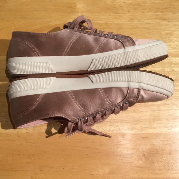 Loft Superga Sneaker Rose Gold Satin Size 8.5 - Picture 5 of 8